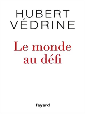 cover image of Le monde au défi